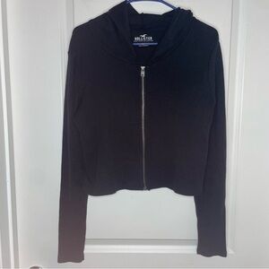 Women’s Hollister Cropped Mini Long Sleeve Hoodie Size Large